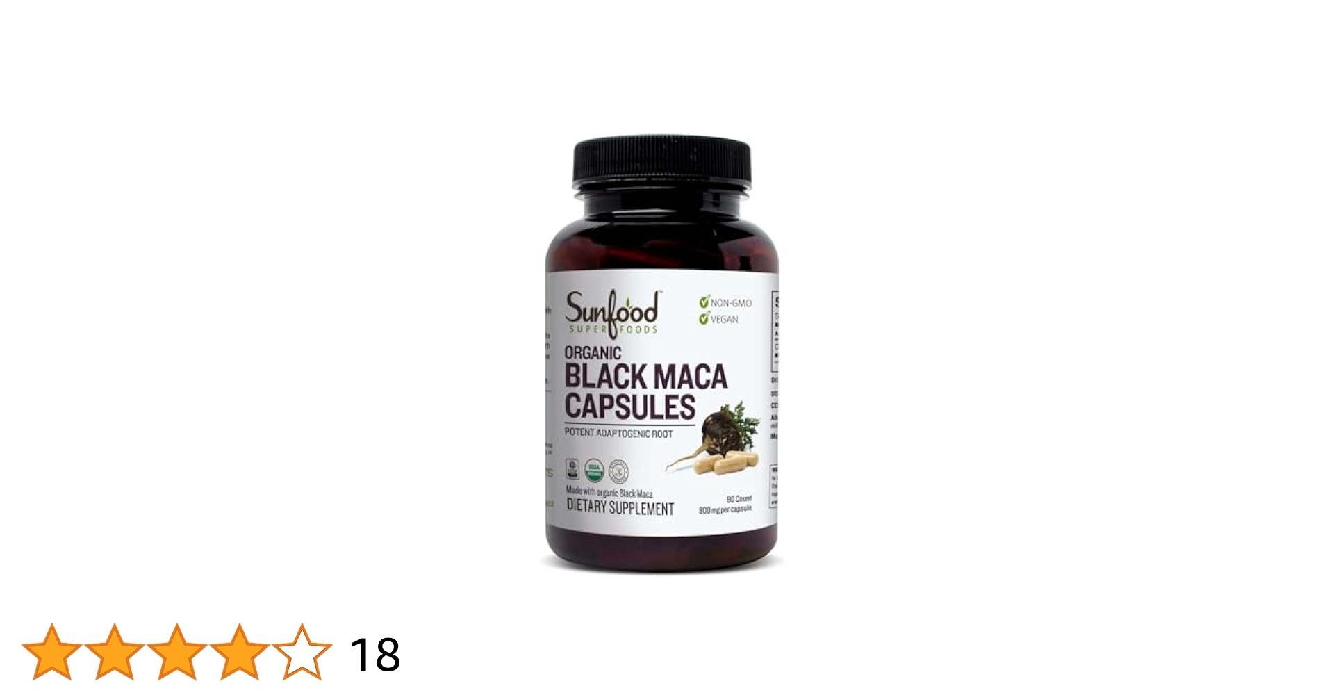 Amazon.co.jp: オーガニック ブラックマカ カプセル(90粒